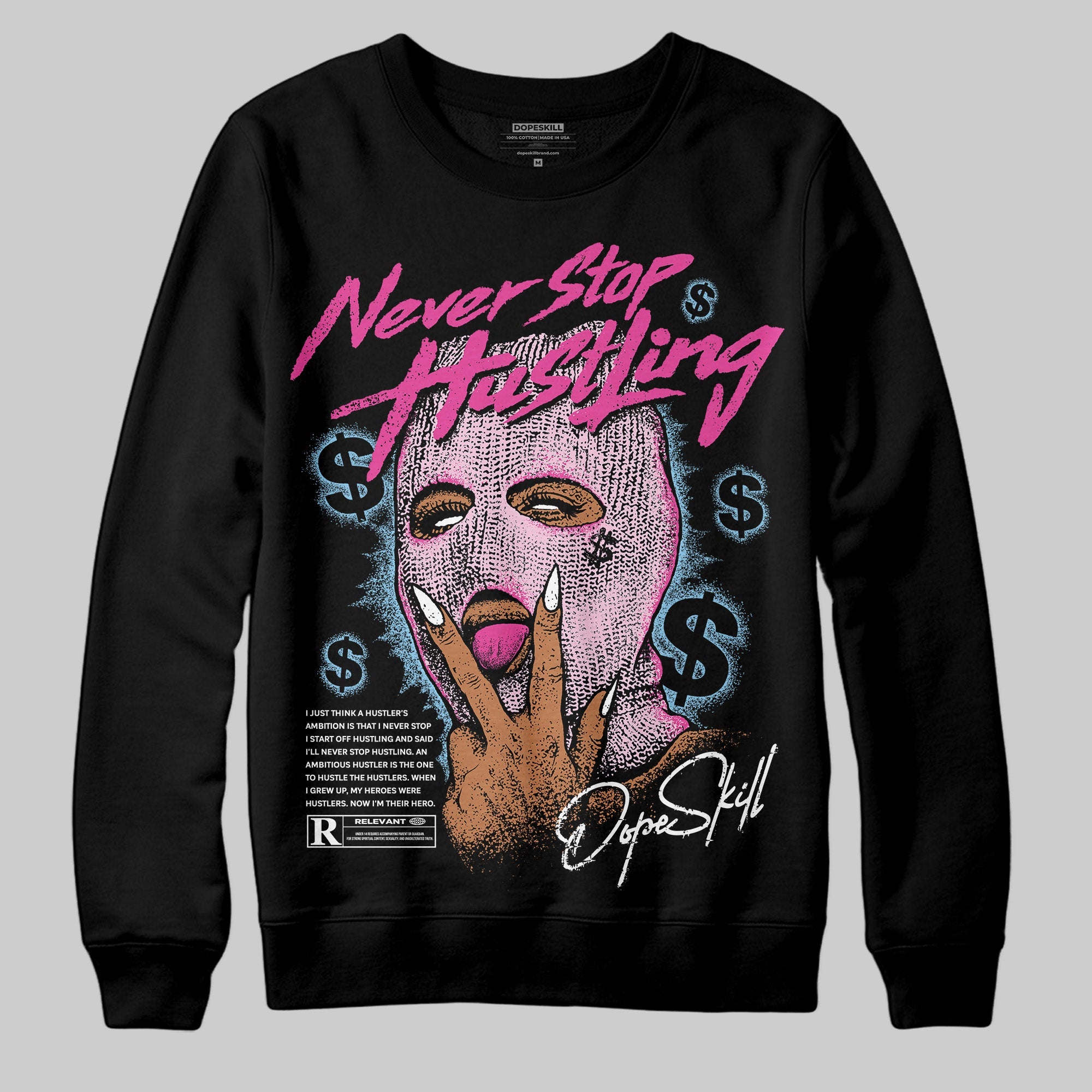 Doernbecher 6s superstreetwear Sweatshirt Never Stop Hustling Graphic