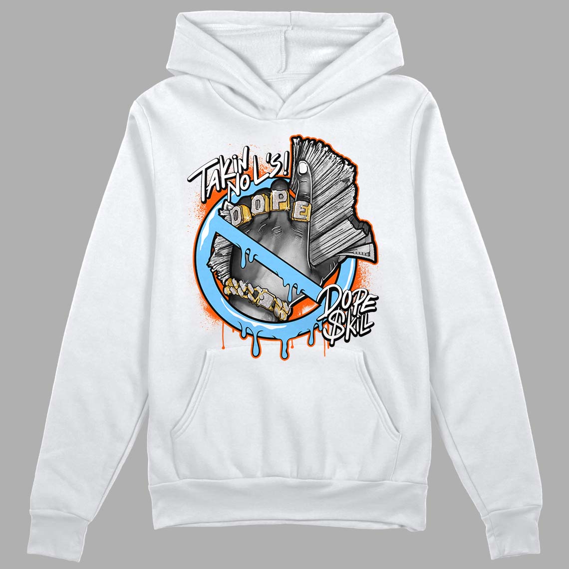 Dunk Low Futura University Blue superstreetwear Hoodie Sweatshirt Takin No L's Graphic