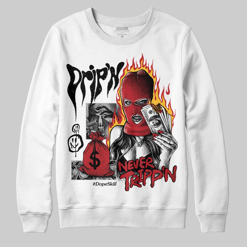 Ferrari 14s superstreetwear Sweatshirt Drip'n Never Tripp'n Graphic