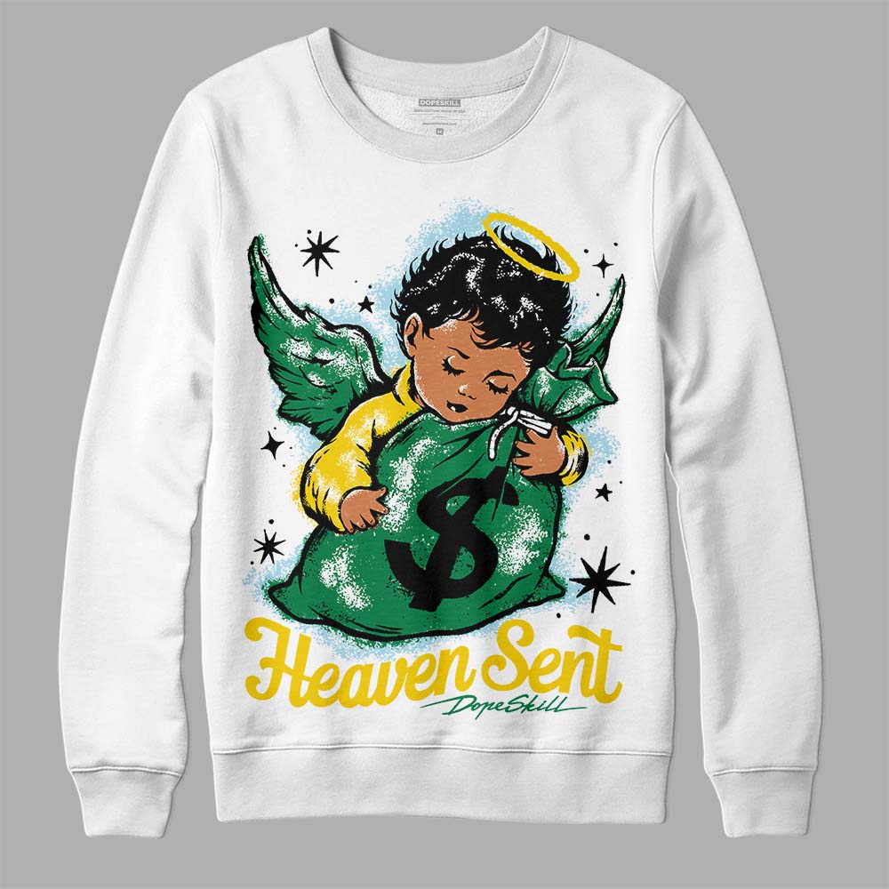 Lucky Green 5s superstreetwear Sweatshirt Heaven Sent Graphic