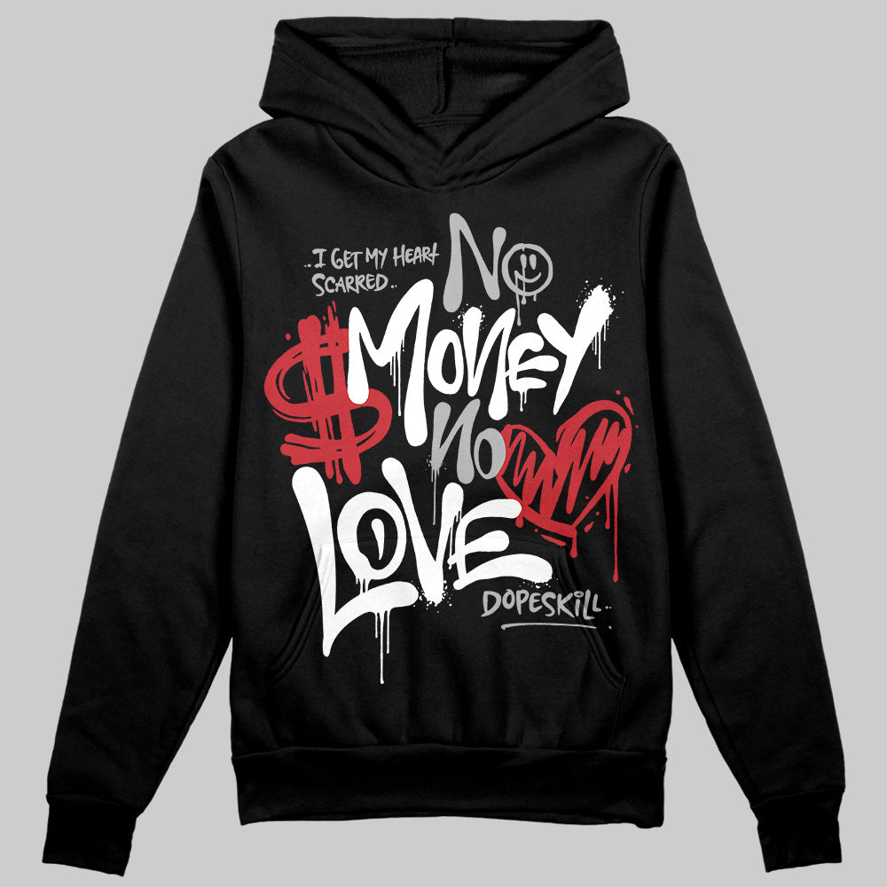 Bred Velvet 11s superstreetwear Hoodie Sweatshirt No Money No Love Typo Graphic