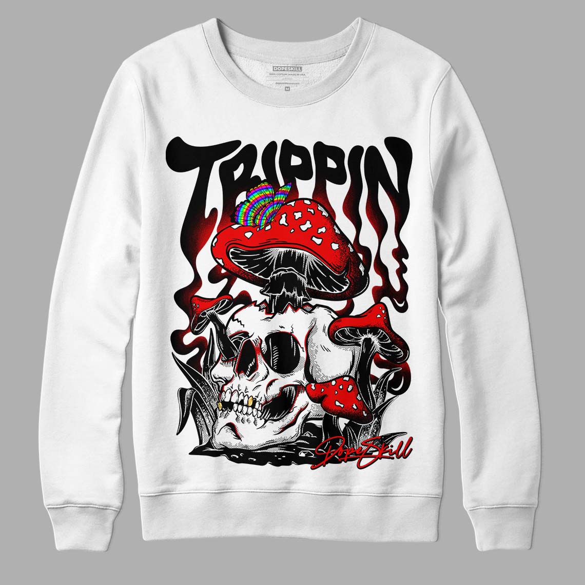 85 Black White 1s superstreetwear Sweatshirt Trippin Graphic