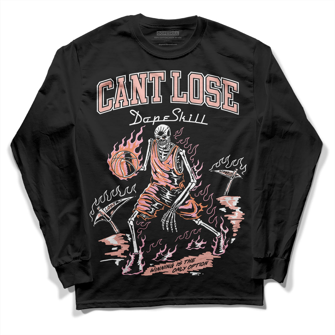 Legend Pink 11s superstreetwear Long Sleeve T-Shirt Cant Lose Graphic