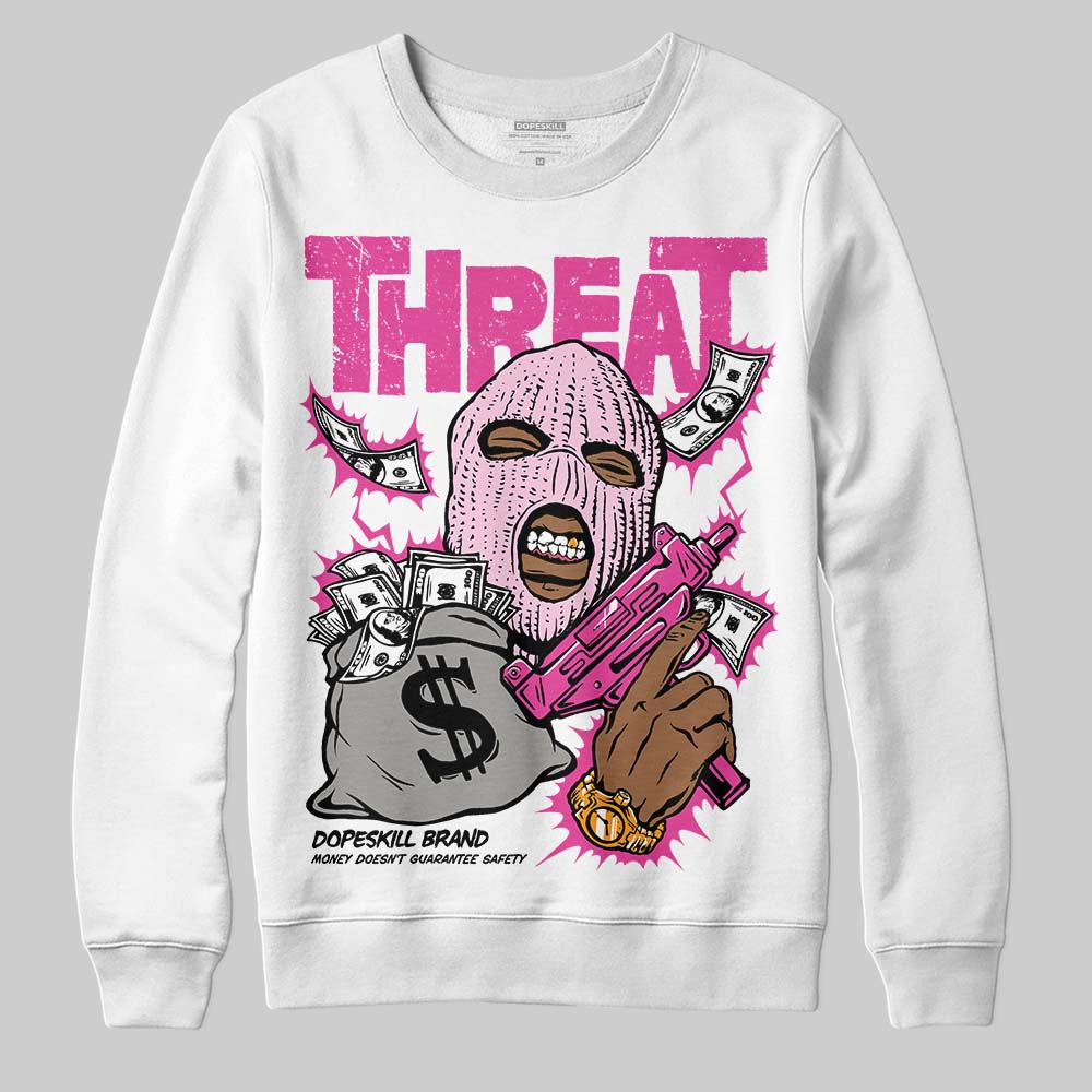 Triple Pink Dunk superstreetwear Sweatshirt Under Threat Graphic