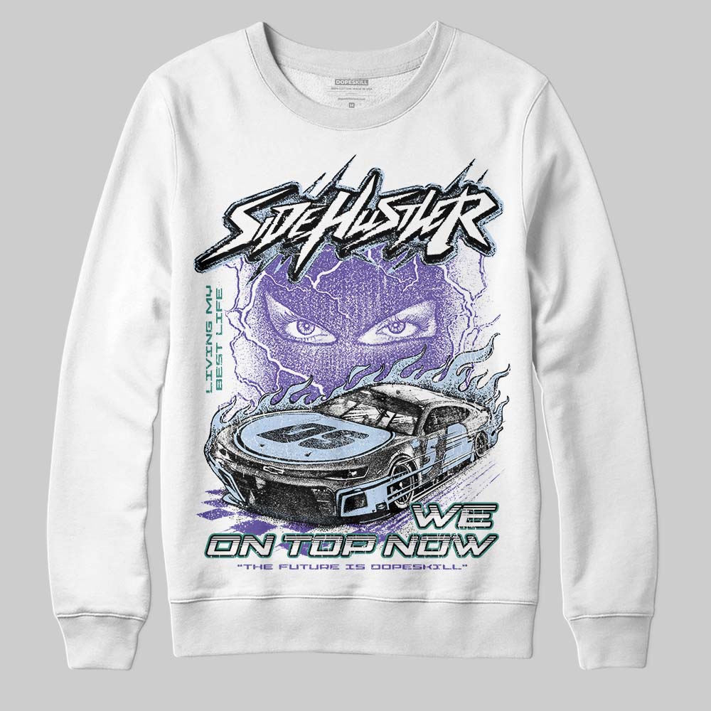 Grape 5s superstreetwear Sweatshirt New Side Hustler Graphic