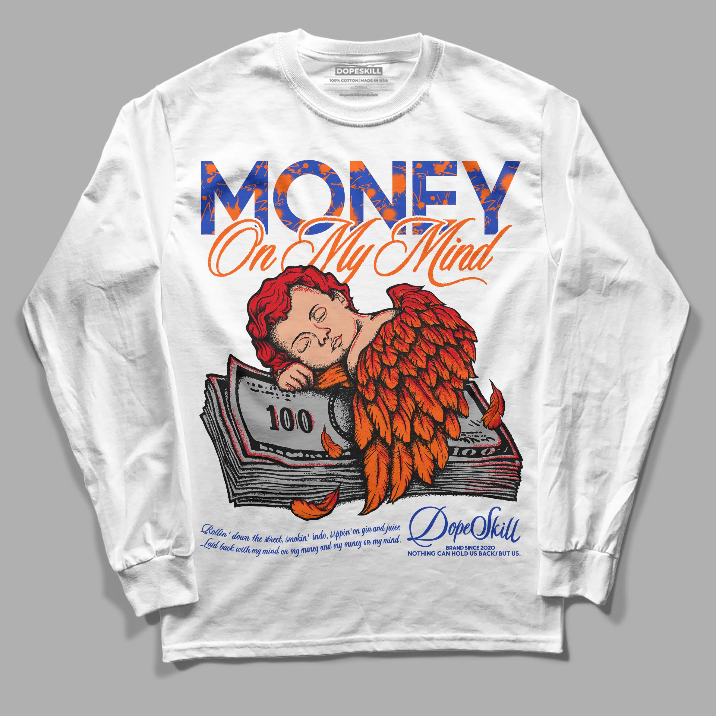Dunk Low Futura Orange Blaze superstreetwear Long Sleeve T-Shirt MOMM Graphic