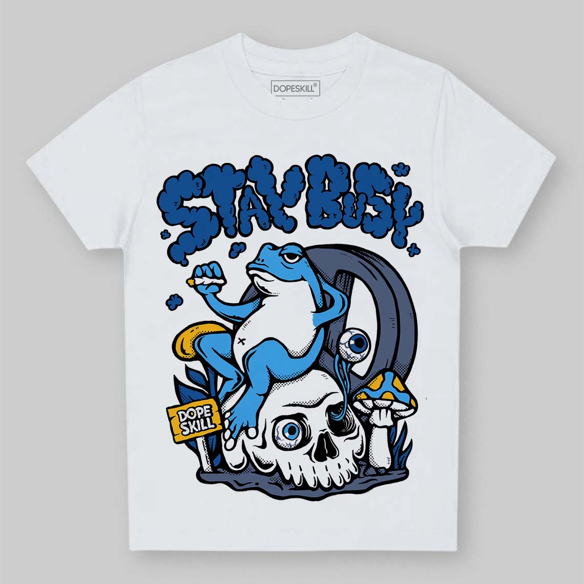 Diffused Blue 11s superstreetwear Toddler Kids T-shirt Stay Busy Graphic