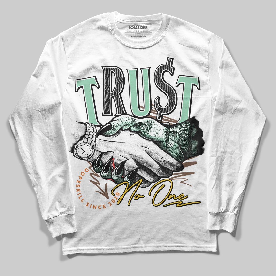 SB Dunk a??Rodeoa?? superstreetwear Long Sleeve T-Shirt Trust No One Graphic