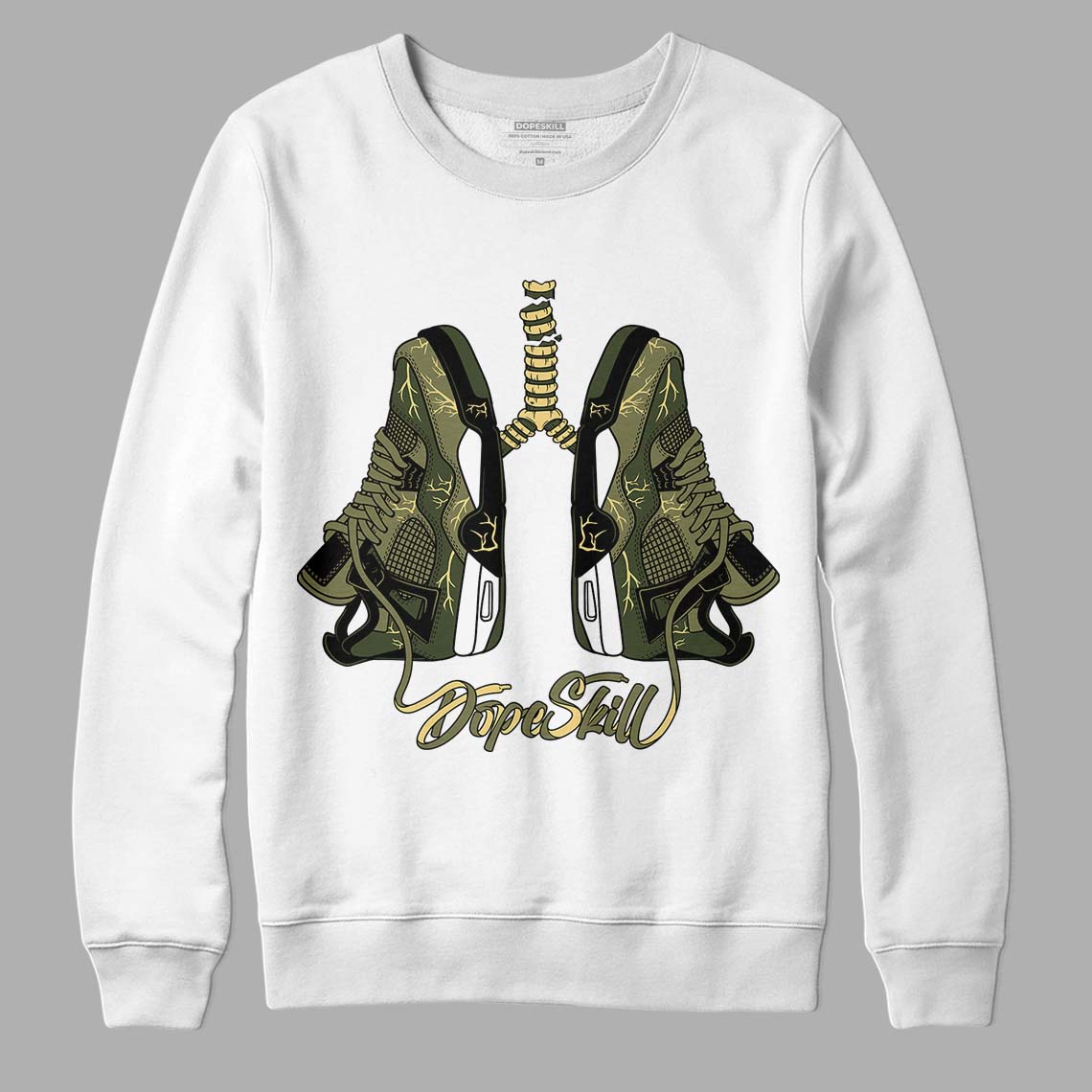 Craft Olive 4s superstreetwear Sweatshirt Breathe Graphic