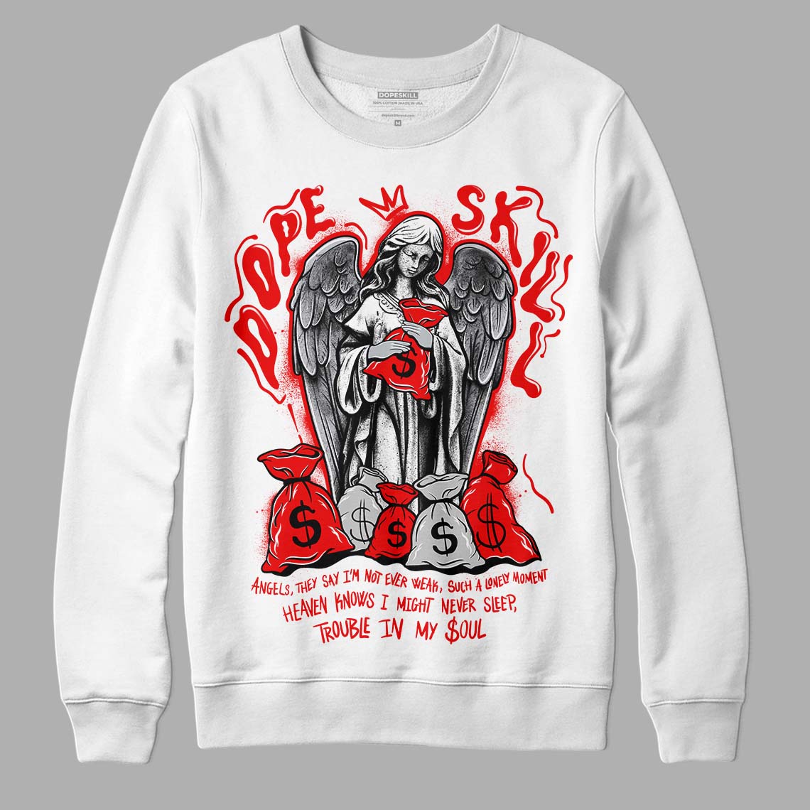 Cherry 12s superstreetwear Sweatshirt Angels Graphic