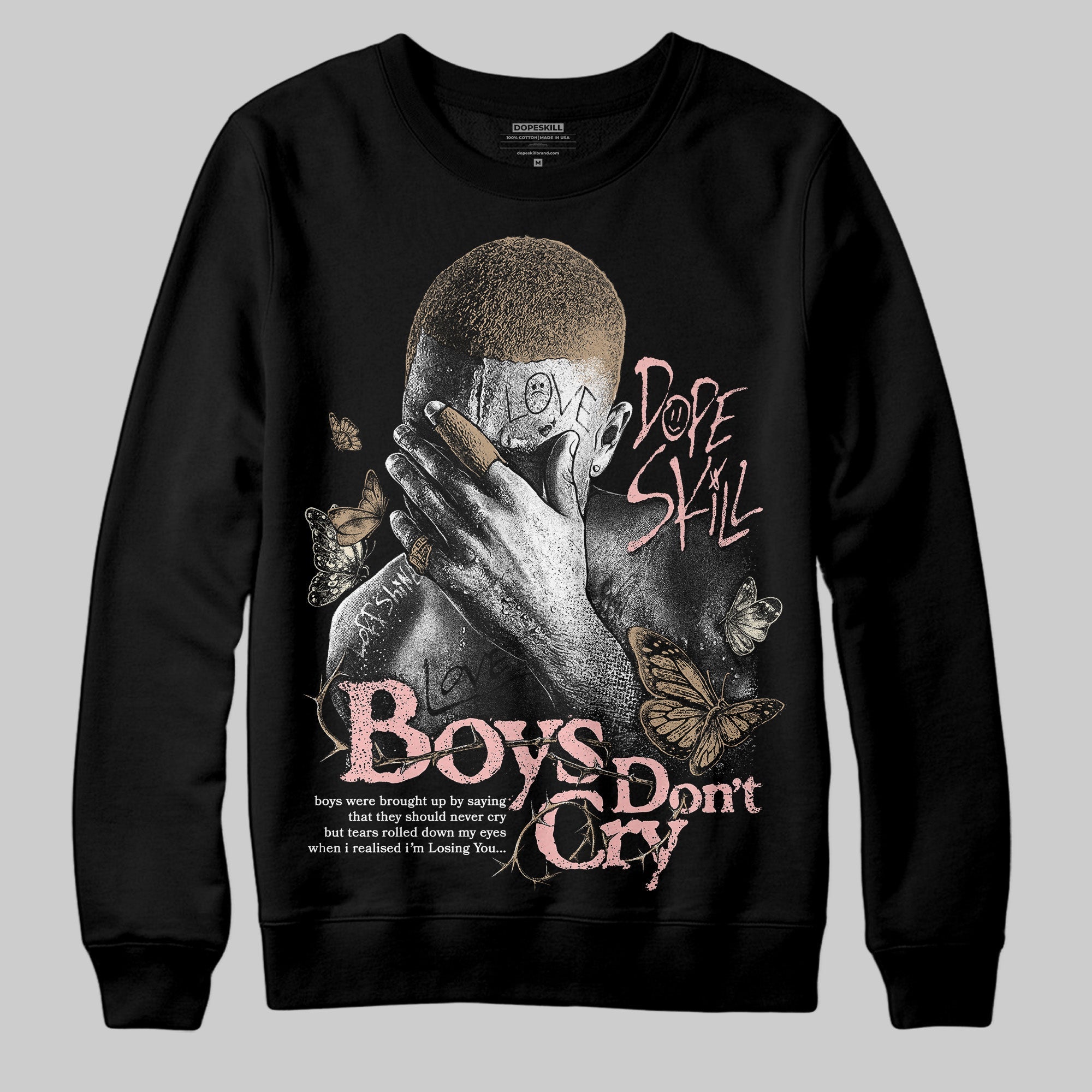 AIR FORCE 1 LINEN superstreetwear Sweatshirt Boys Don't Cry Graphic