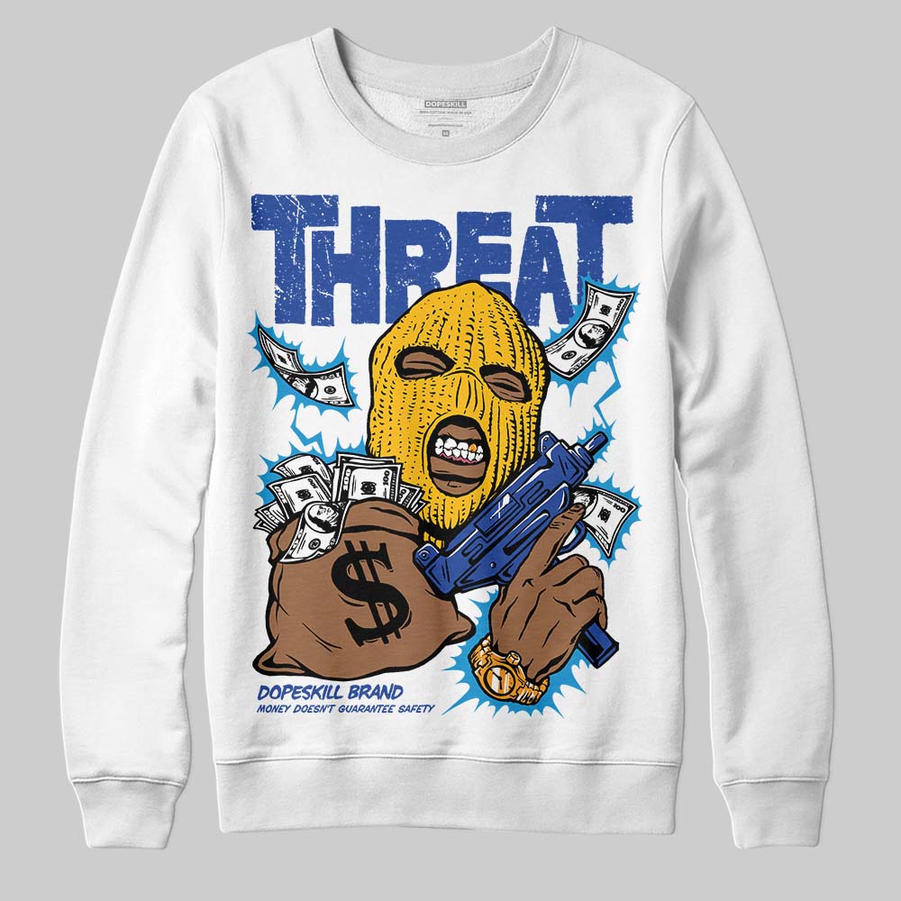 Royal Blue Collection superstreetwear Sweatshirt Under Threat Graphic