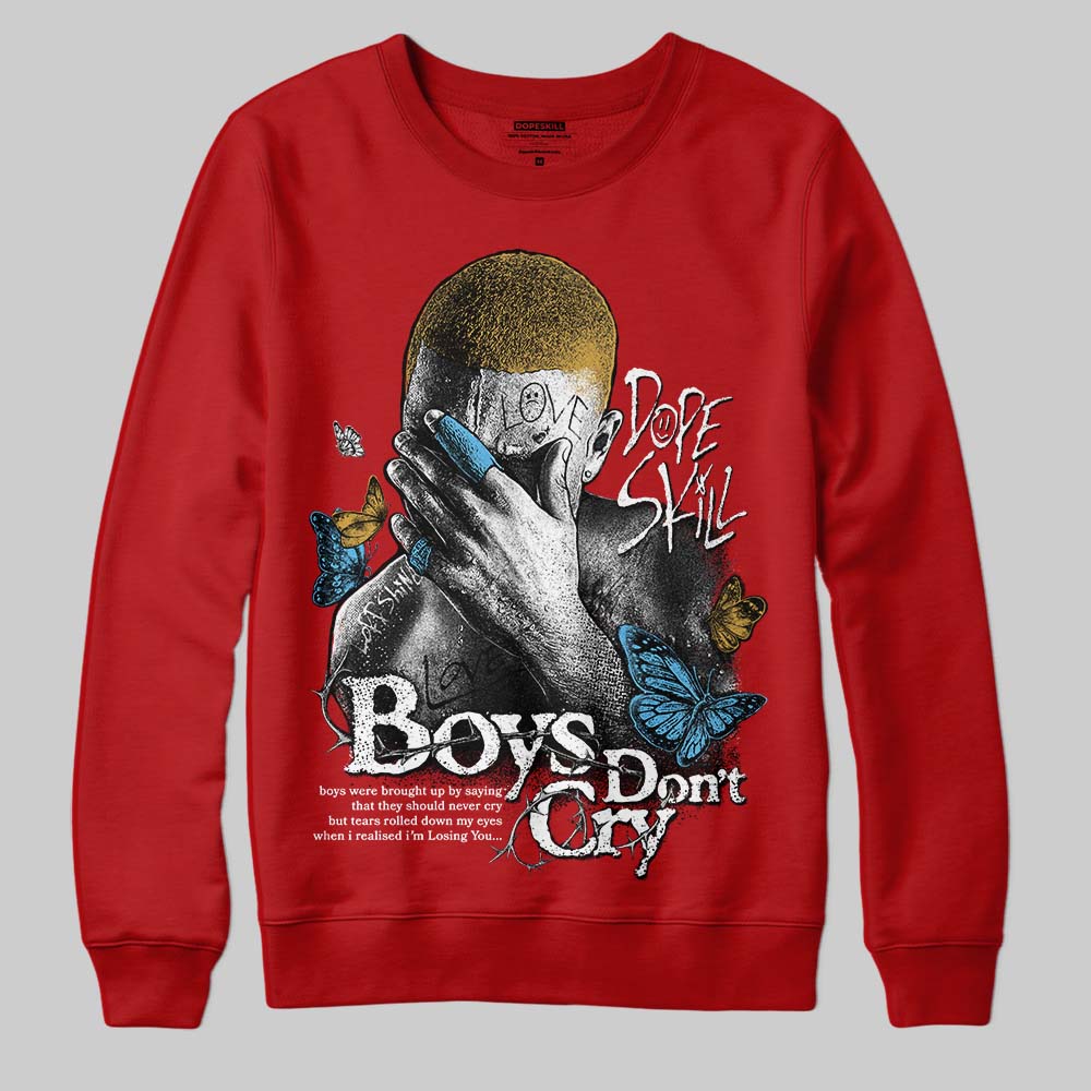 Brick By Brick 4s superstreetwear Sweatshirt Boys Don't Cry Graphic