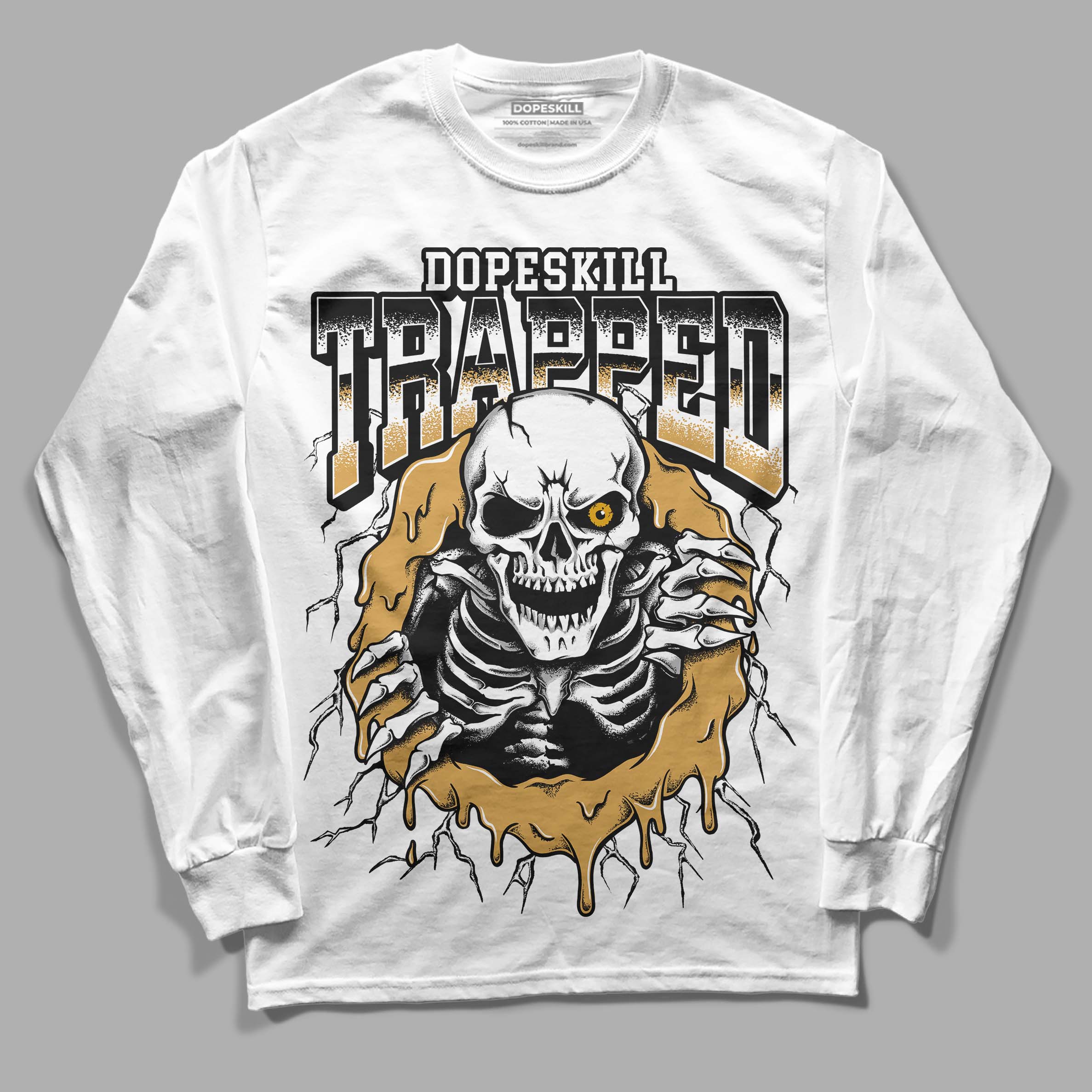 Gratitude 11s superstreetwear Long Sleeve T-Shirt Trapped Halloween Graphic