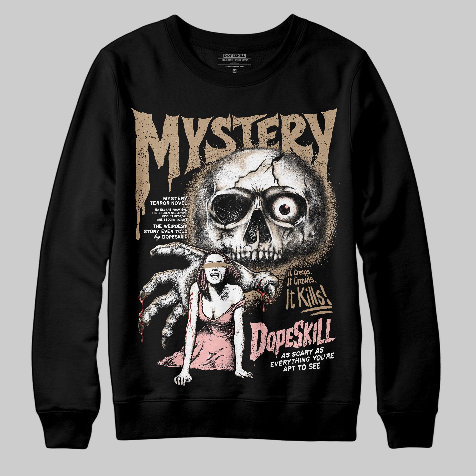 AIR FORCE 1 LINEN superstreetwear Sweatshirt Mystery Ghostly Grasp Graphic