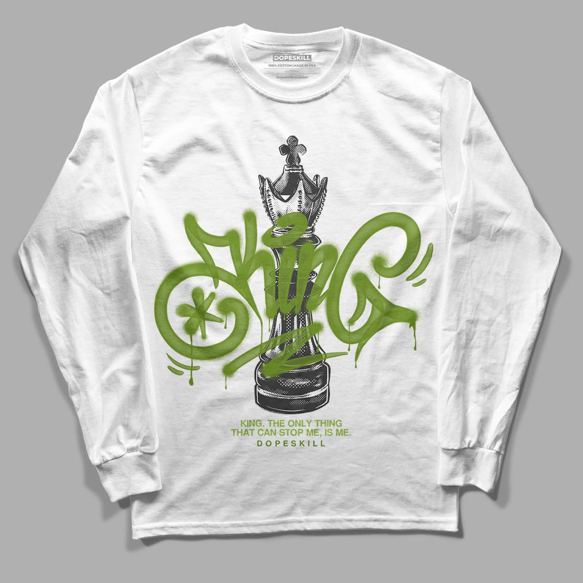 Dunk Low 'Chlorophyll' superstreetwear Long Sleeve T-Shirt King Chess Graphic