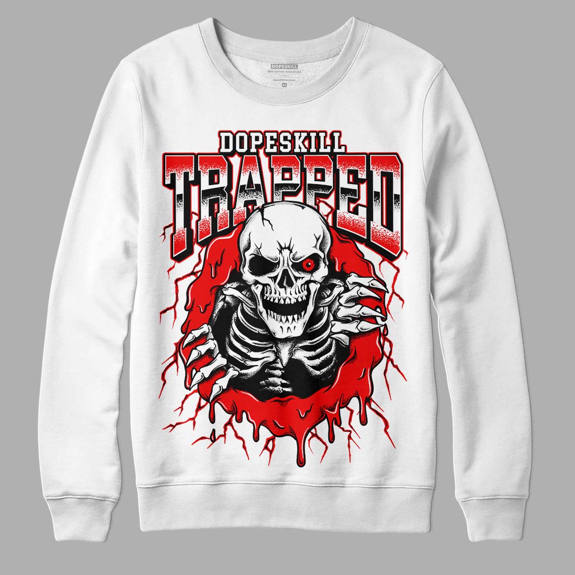 Cherry 12s superstreetwear Sweatshirt Trapped Halloween Graphic