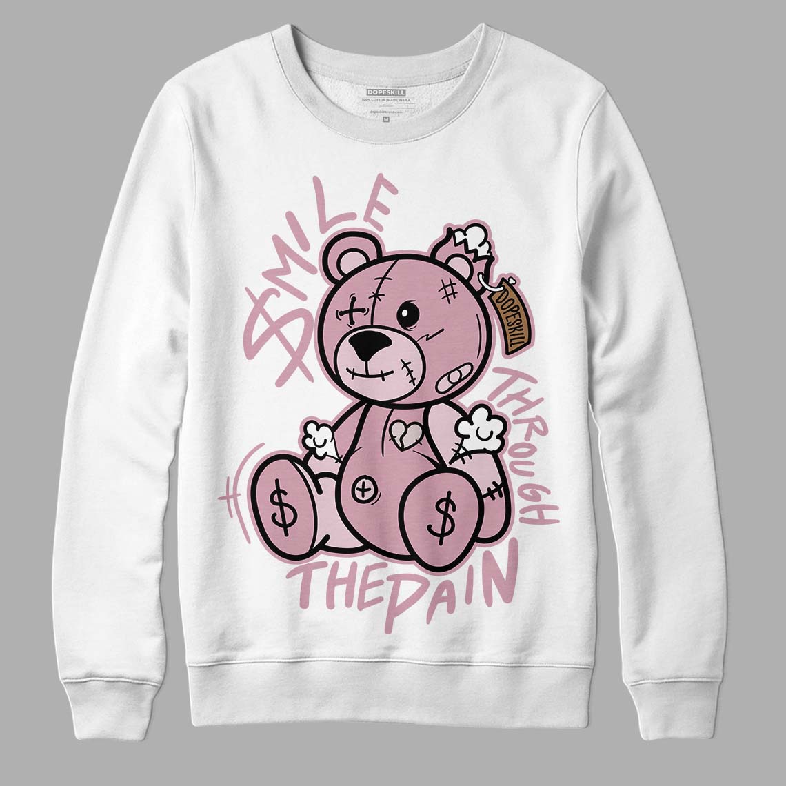 Dunk Low Teddy Bear Pink superstreetwear Sweatshirt BEAN Graphic