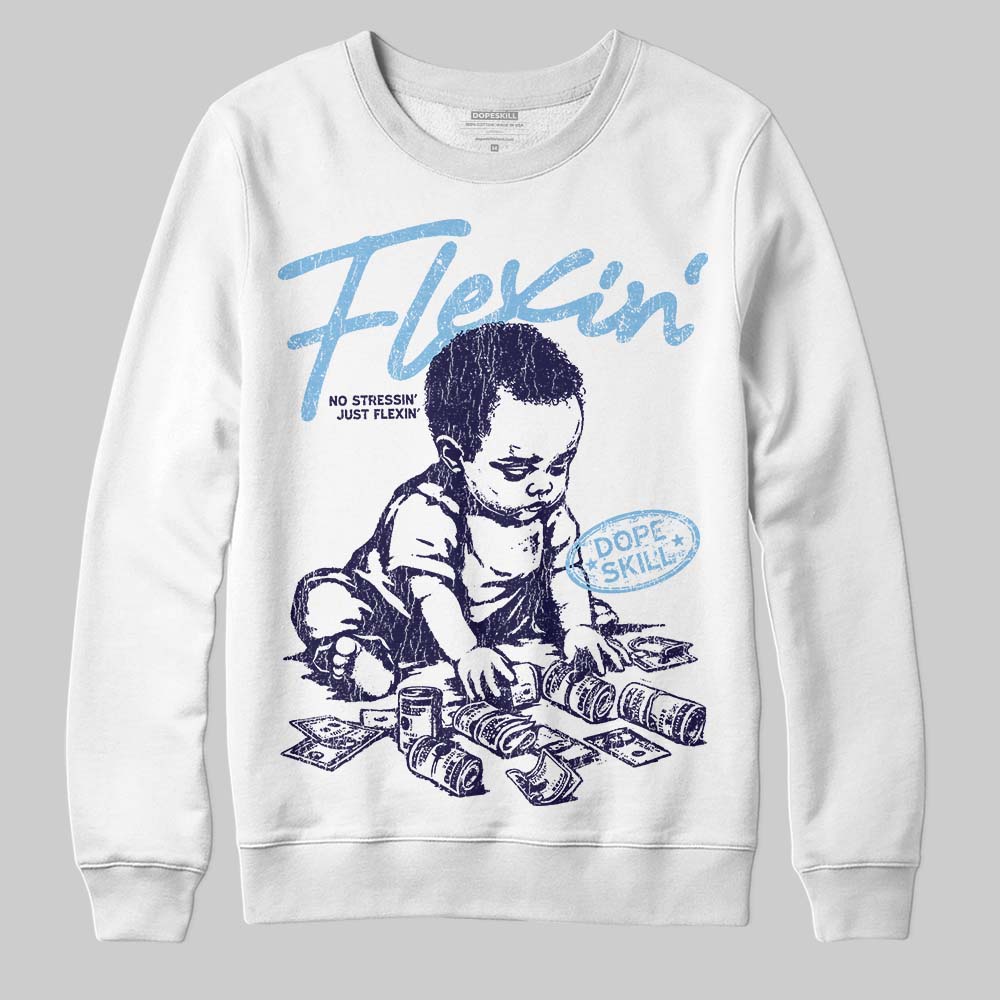 University Blue Collection superstreetwear Sweatshirt Flexin' Graphic