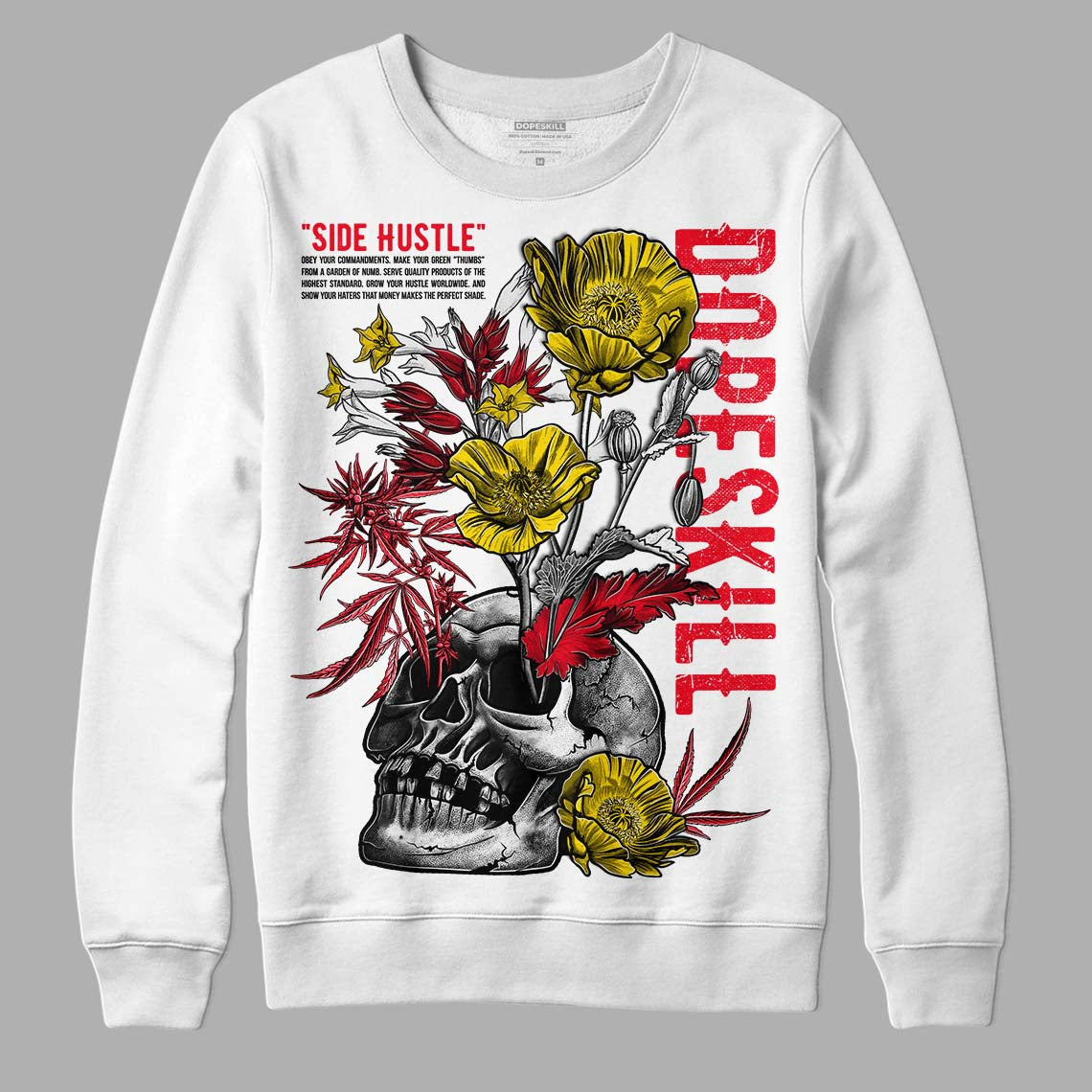 Red Thunder 4s superstreetwear Sweatshirt Side Hustle Graphic