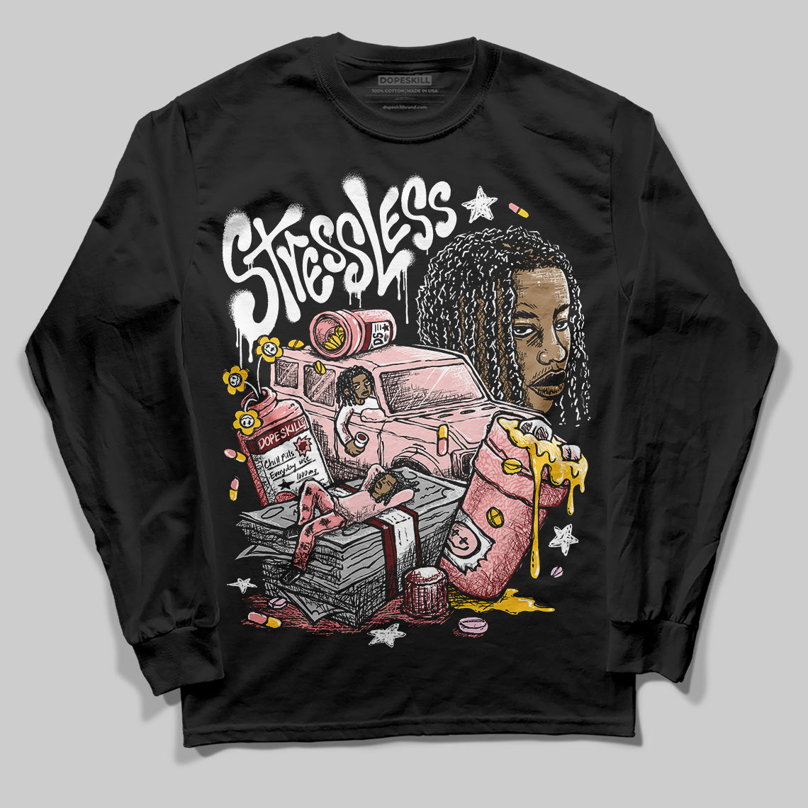 VALENTINE'S Day 3s superstreetwear Long Sleeve T-Shirt Stressless Graphic