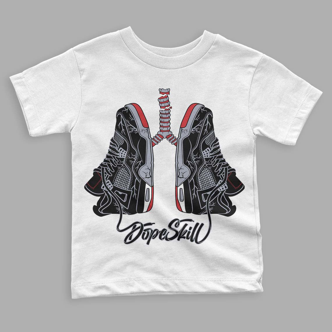 Bred Reimagined 4s superstreetwear Toddler Kids T-shirt Breathe Graphic