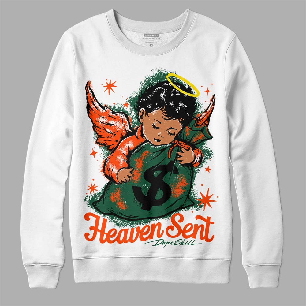 Dunk Team Dark Green Orange superstreetwear Sweatshirt Heaven Sent Graphic