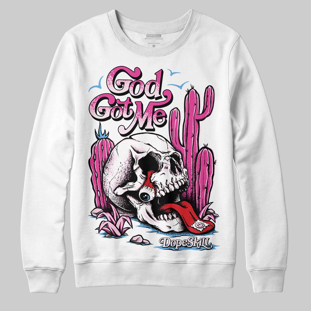 Triple Pink Dunk superstreetwear Long Sleeve T-Shirt God Got Me Graphic