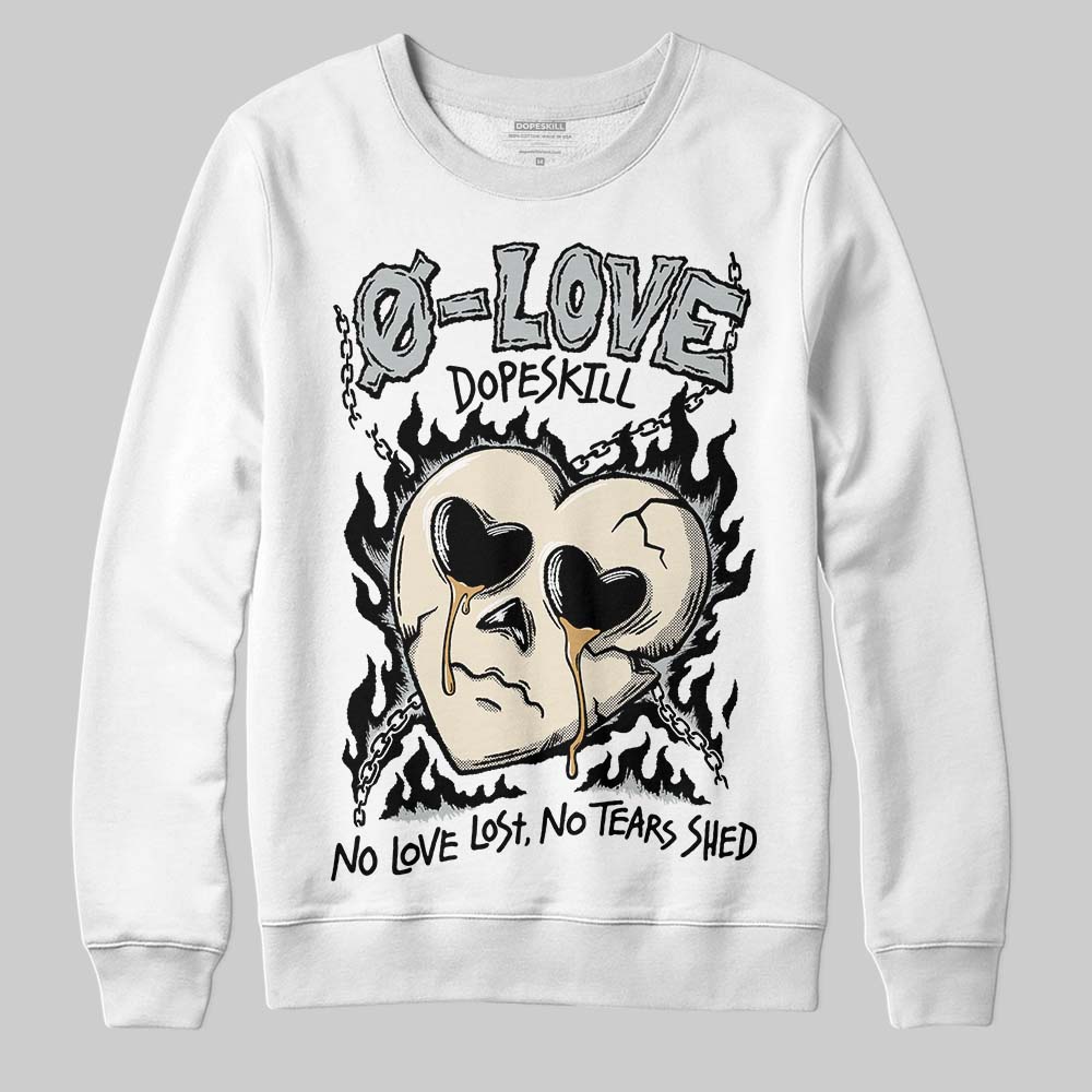 Reverse Metallic 5s superstreetwear Sweatshirt Crying Heart Graphic