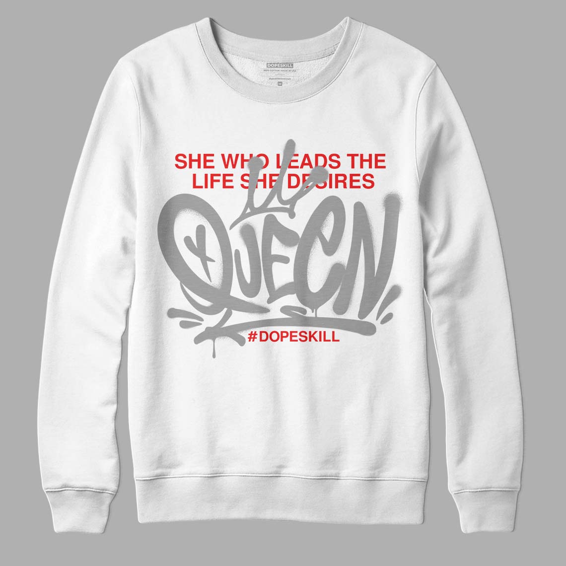 Grey Collection superstreetwear Sweatshirt Queen Graphic
