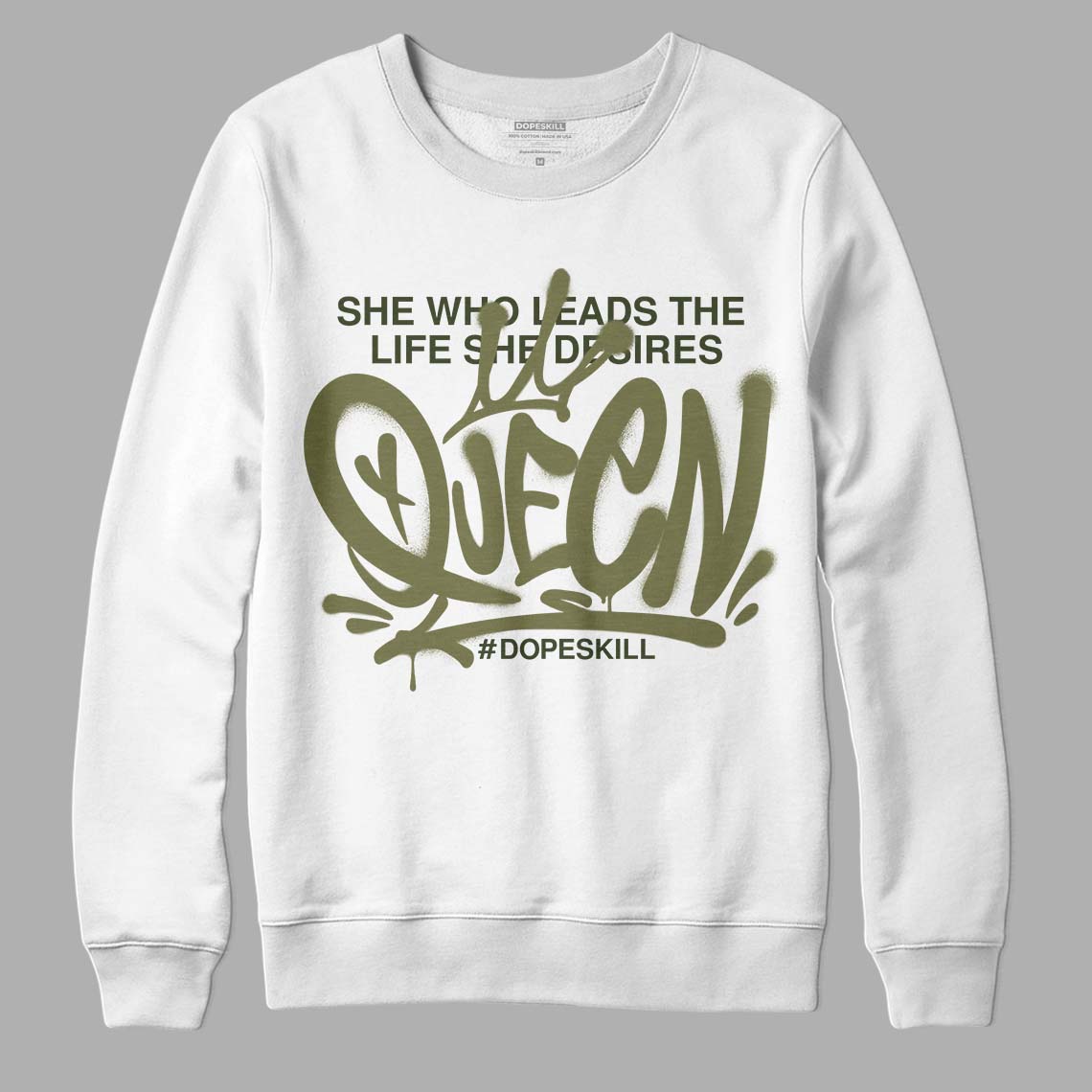 Craft Olive 4s superstreetwear Sweatshirt Queen Graphic