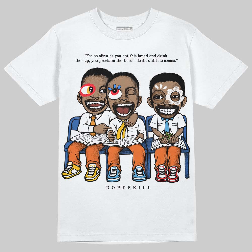 Orange Black White superstreetwear T-Shirt First Sunday Graphic