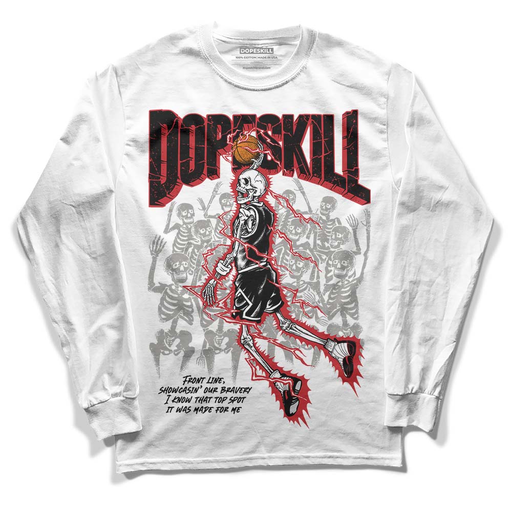 Red Taxi 12s superstreetwear Long Sleeve T-Shirt Thunder Dunk Graphic
