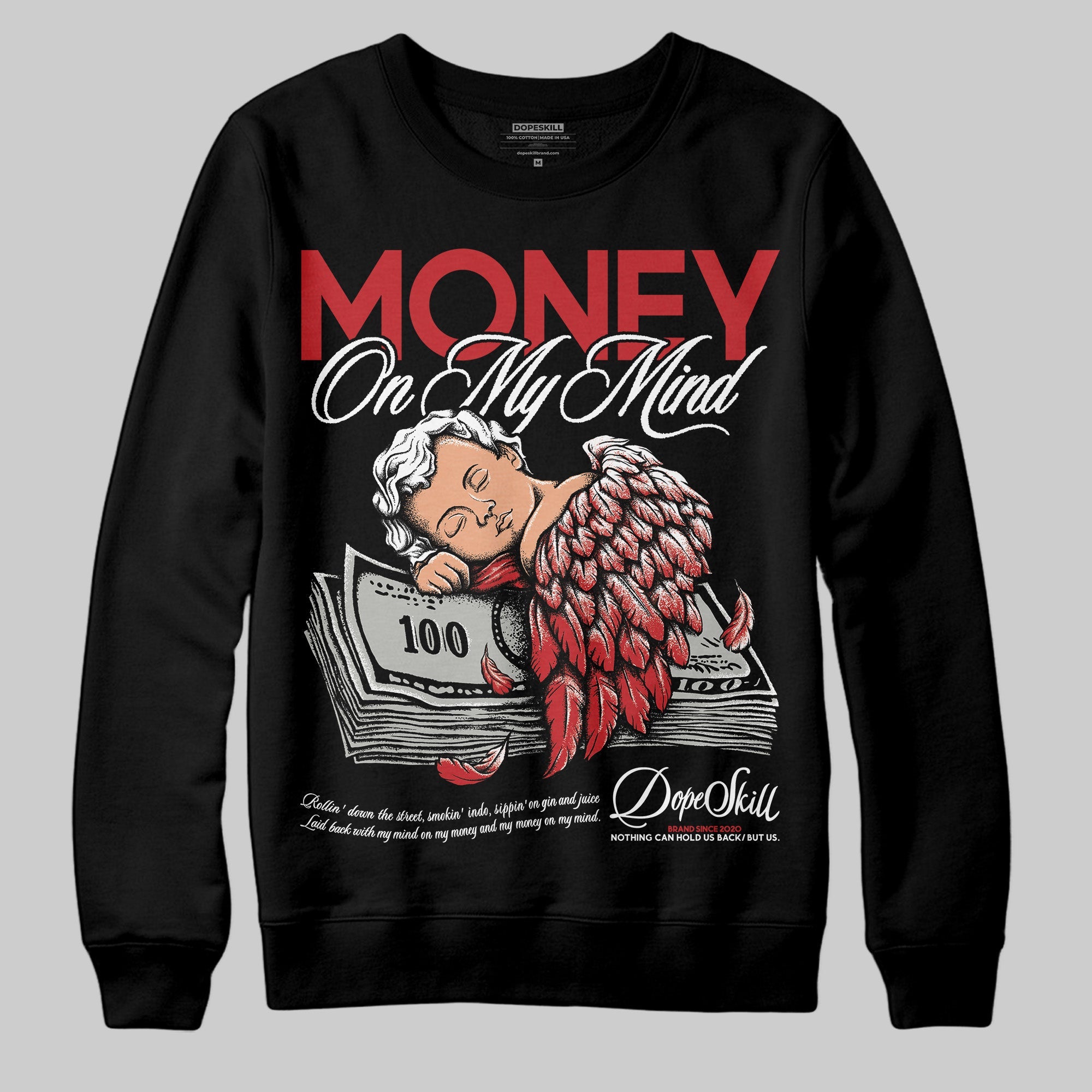 Bred 11s superstreetwear Sweatshirt MOMM Graphic