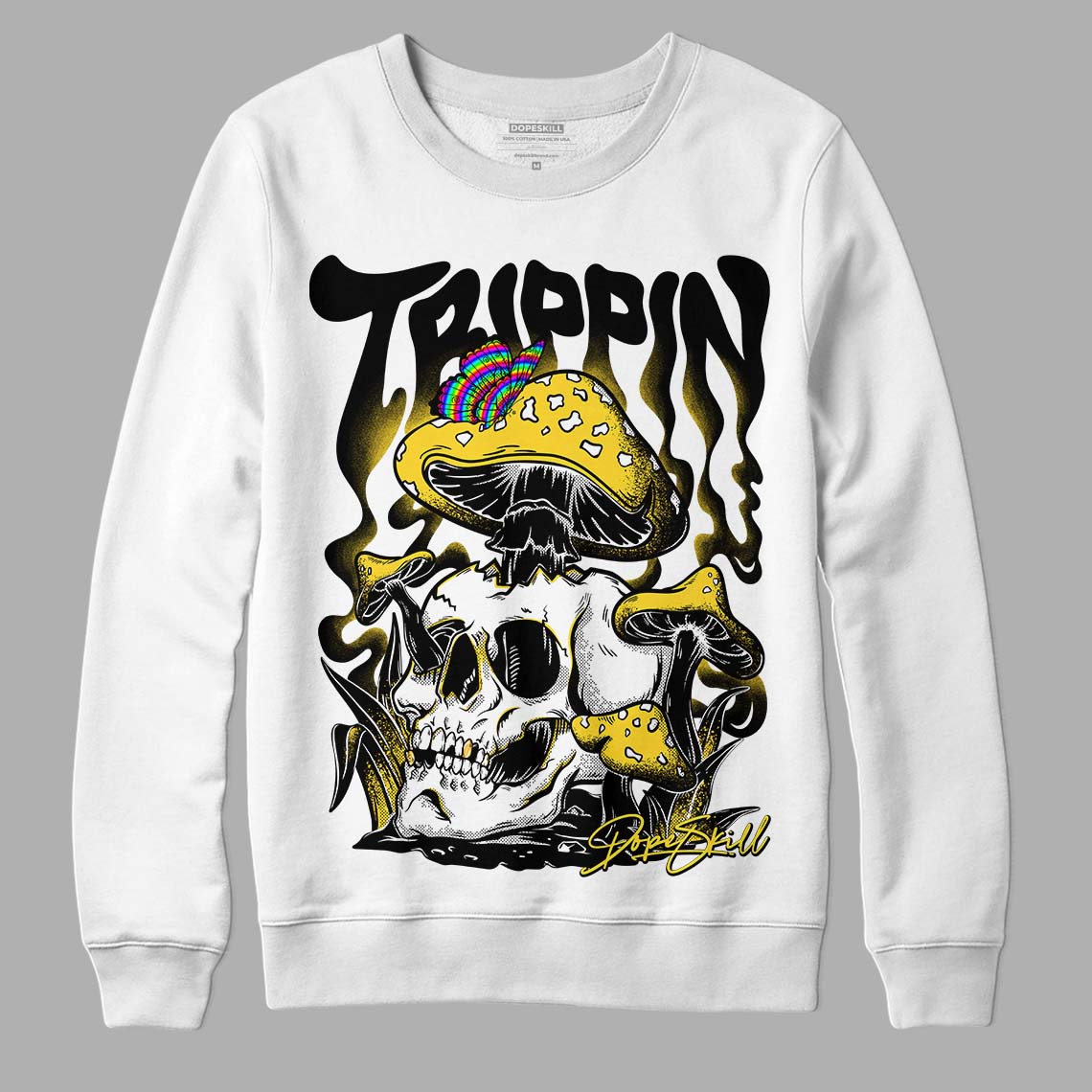Black Tour Yellow AJ 4 Thunder superstreetwear Sweatshirt Trippin Graphic