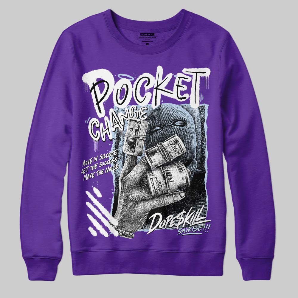 Grape 5s superstreetwear Sweatshirt Pocket Change Graphic