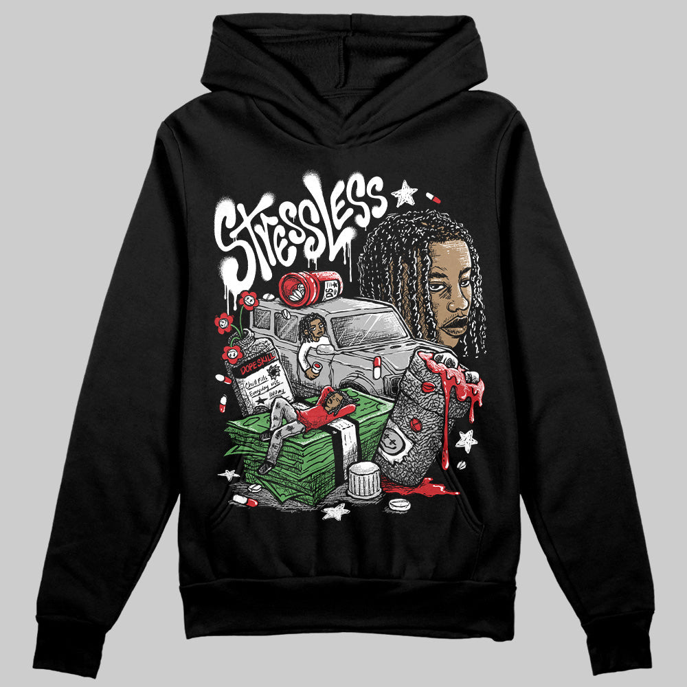 Black Cement 3s superstreetwear Hoodie Sweatshirt Stressless Graphic