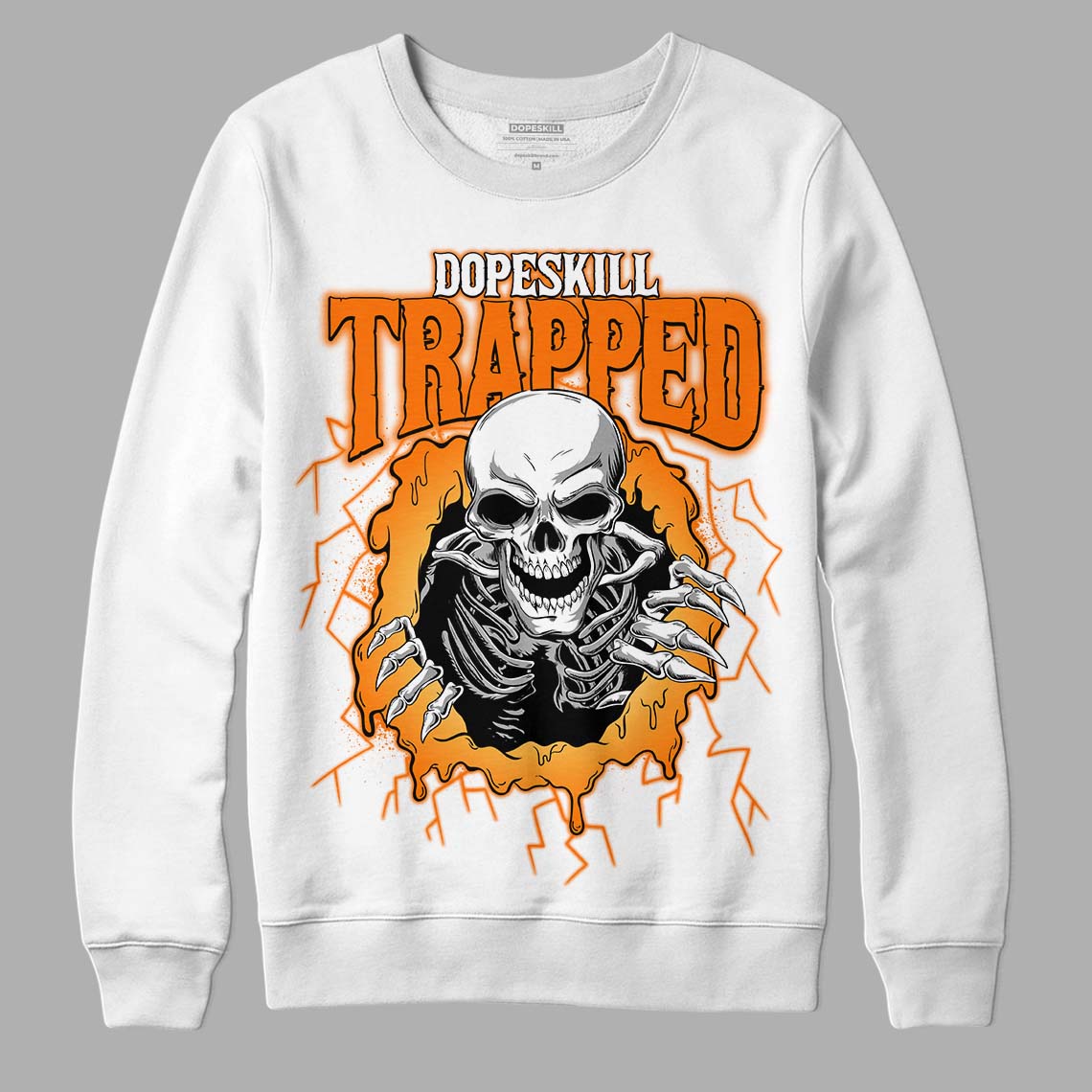 Dunk Low Magma Orange superstreetwear Sweatshirt Trapped Halloween Graphic