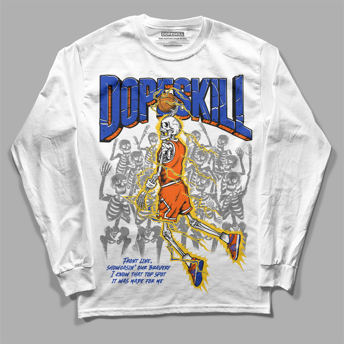 Dunk Low Futura Orange Blaze superstreetwear Long Sleeve T-Shirt Thunder Dunk Graphic