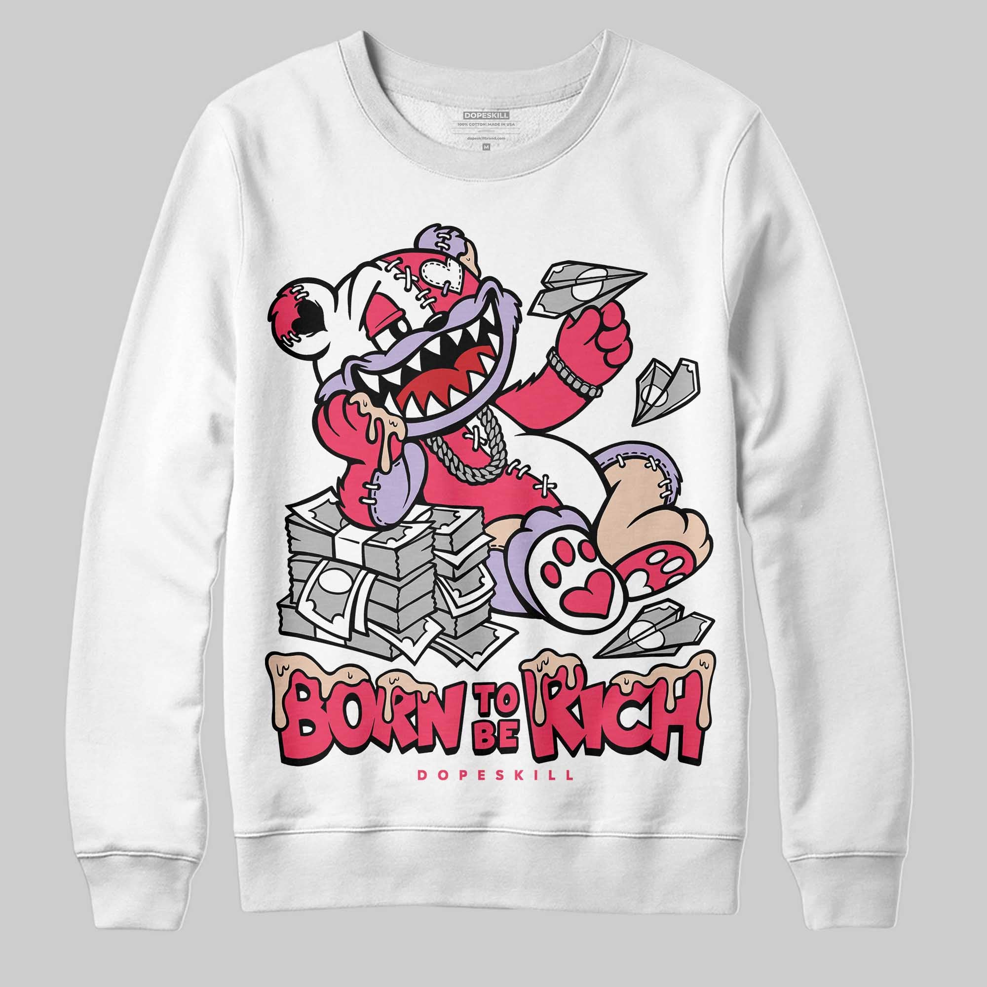 Peanut Butter Jelly 5s superstreetwear Sweatshirt Born To Be Rich Graphic