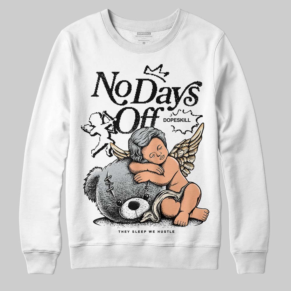 Reverse Metallic 5s superstreetwear Sweatshirt New No Days Off Graphic