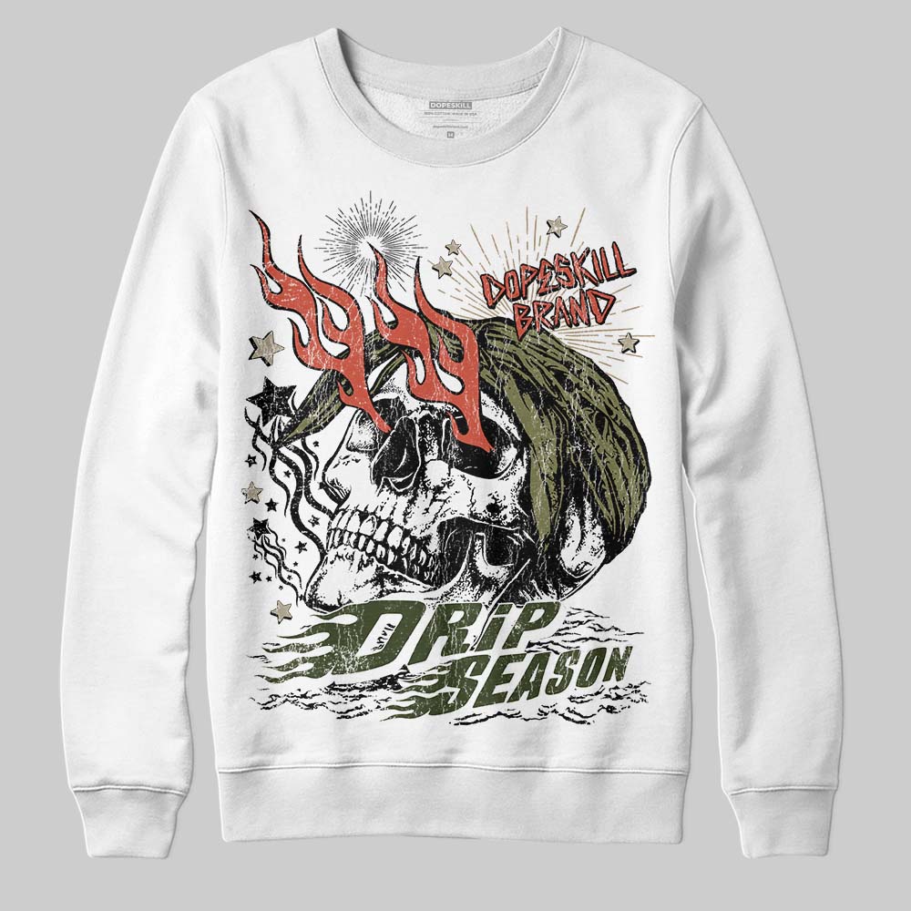 Olive Collection superstreetwear Sweatshirt Drip Season Graphic