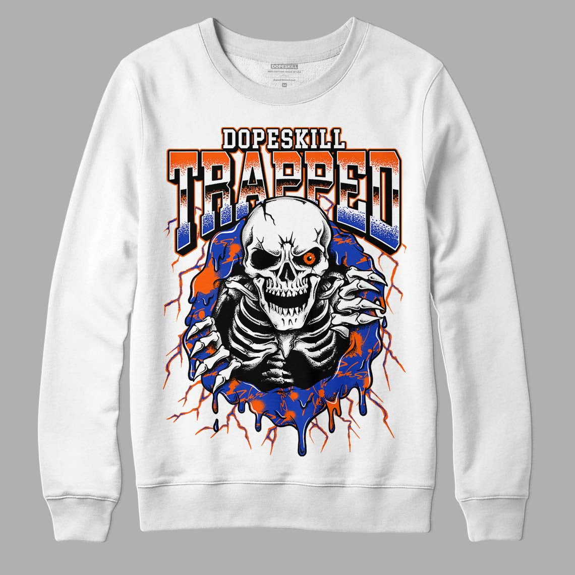 Dunk Low Futura Orange Blaze superstreetwear Sweatshirt Trapped Halloween Graphic