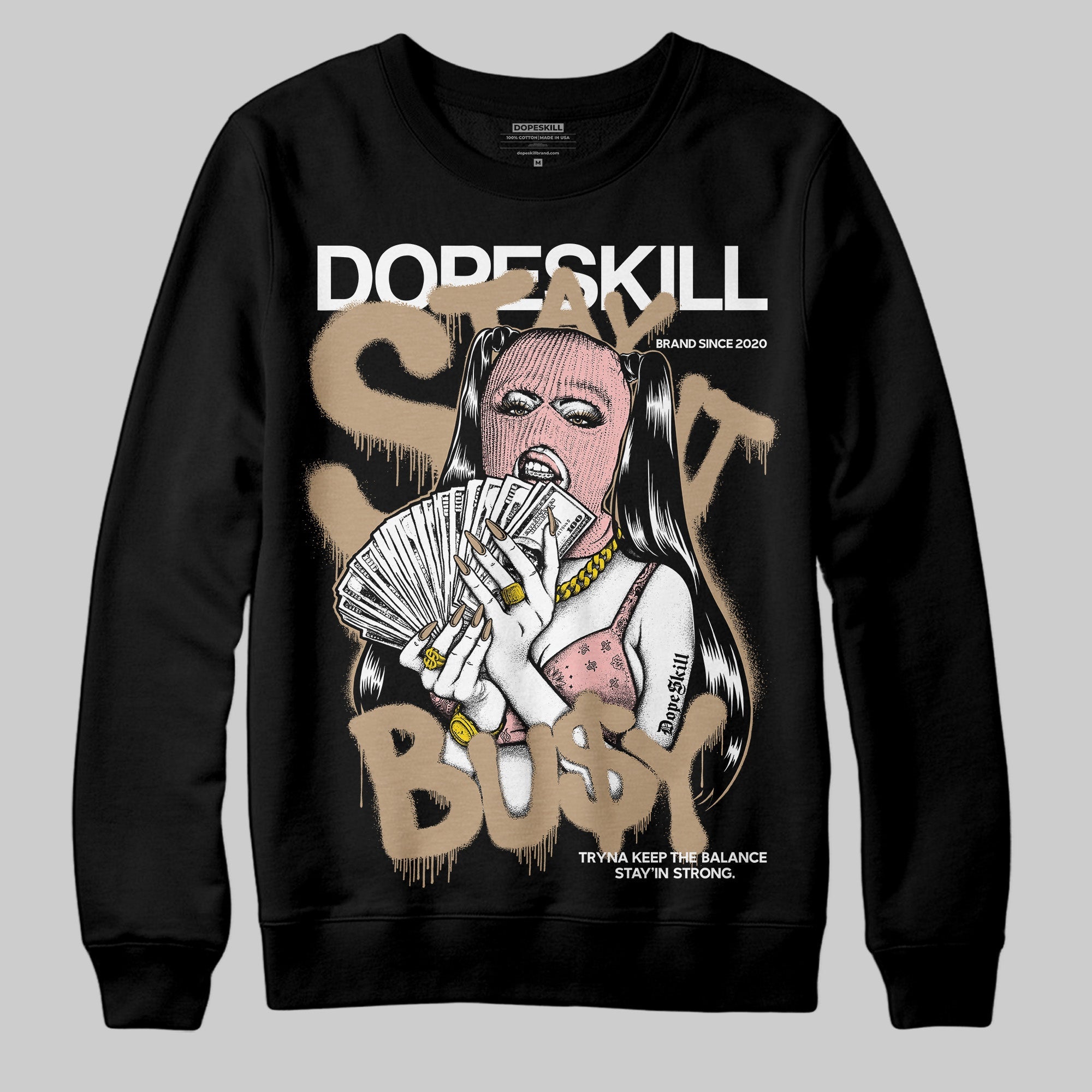 AIR FORCE 1 LINEN superstreetwear Sweatshirt Stay It Busy Graphic