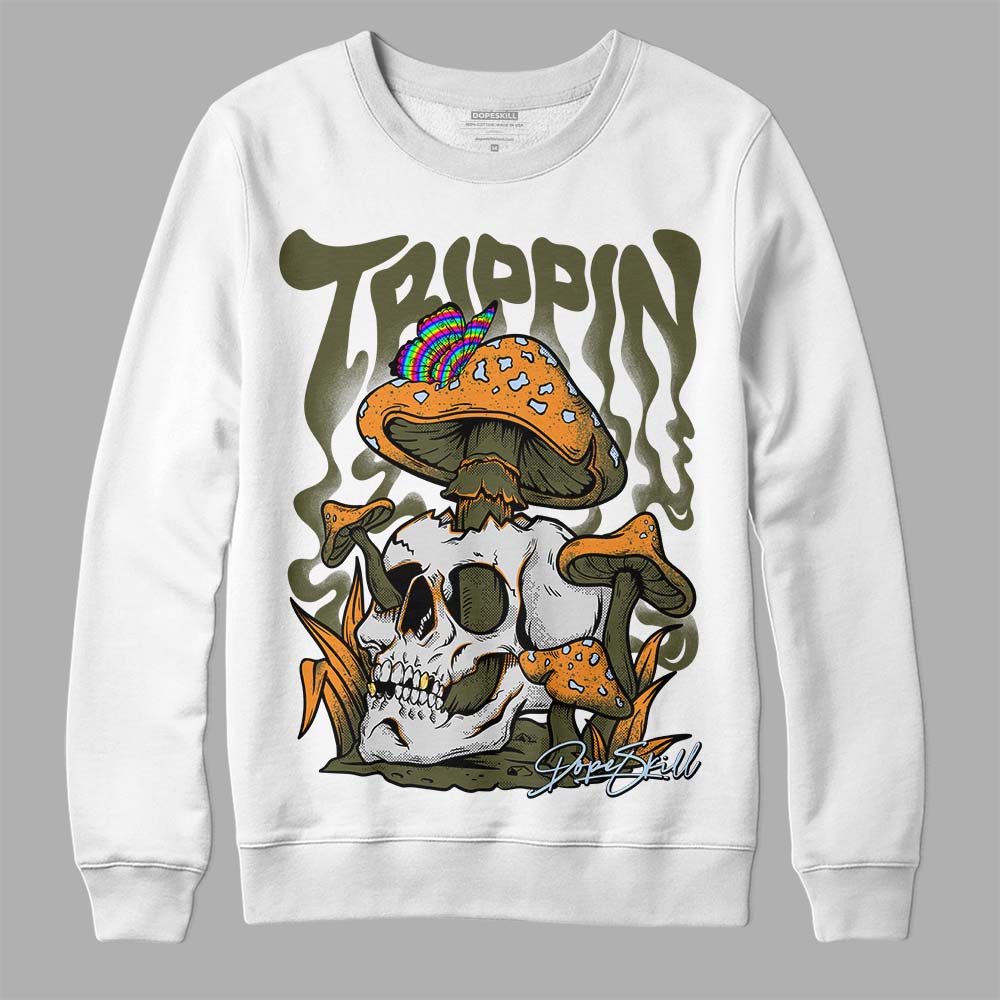 Olive 5s superstreetwear Sweatshirt Trippin Graphic