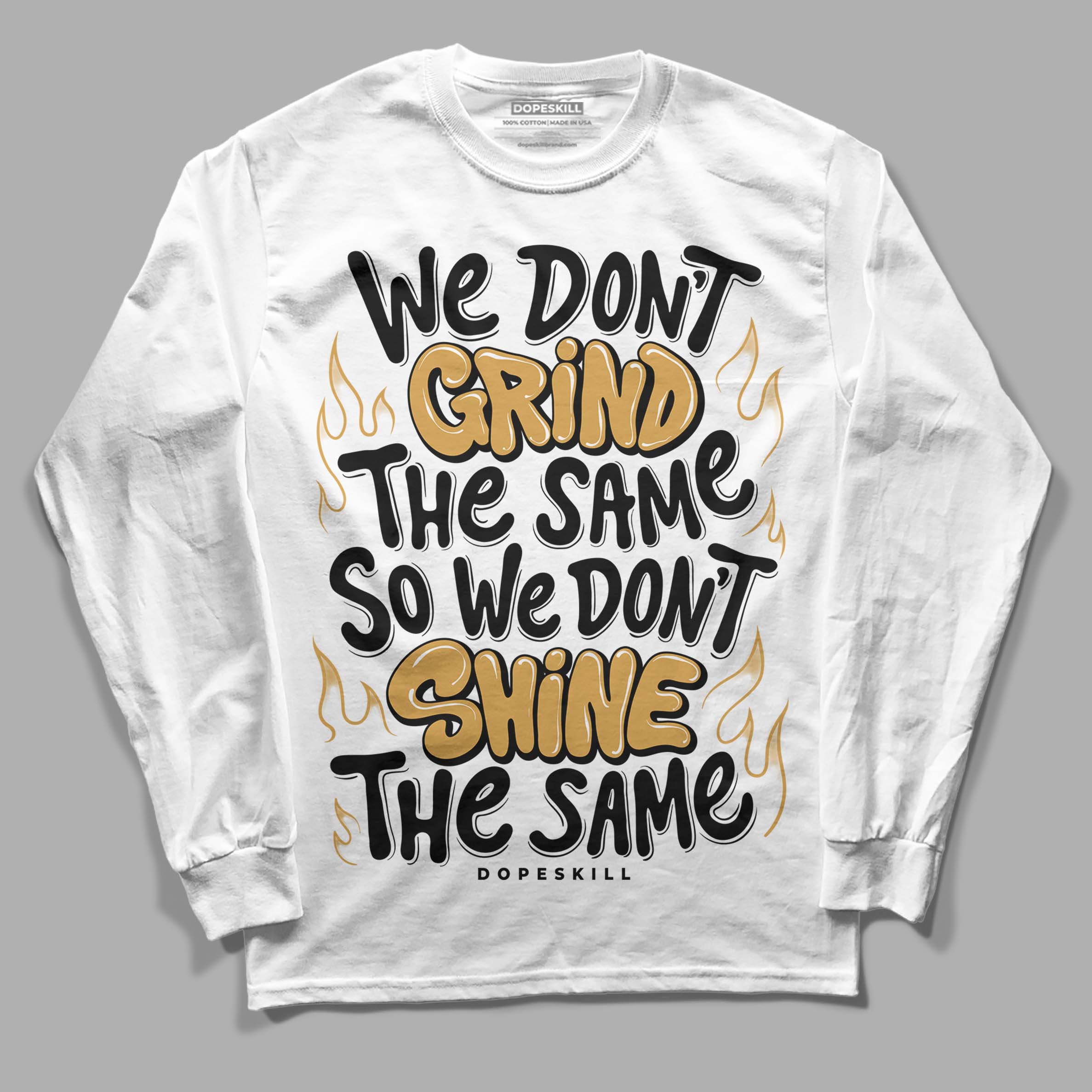 Gratitude 11s superstreetwear Long Sleeve T-Shirt Grind Shine Graphic