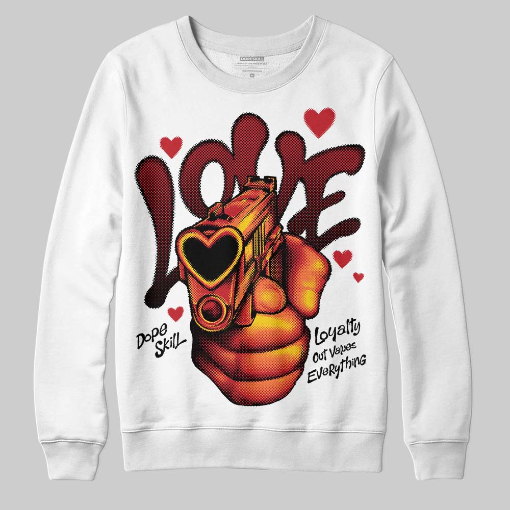 Bred 11s superstreetwear Sweatshirt Love Shot Graphic