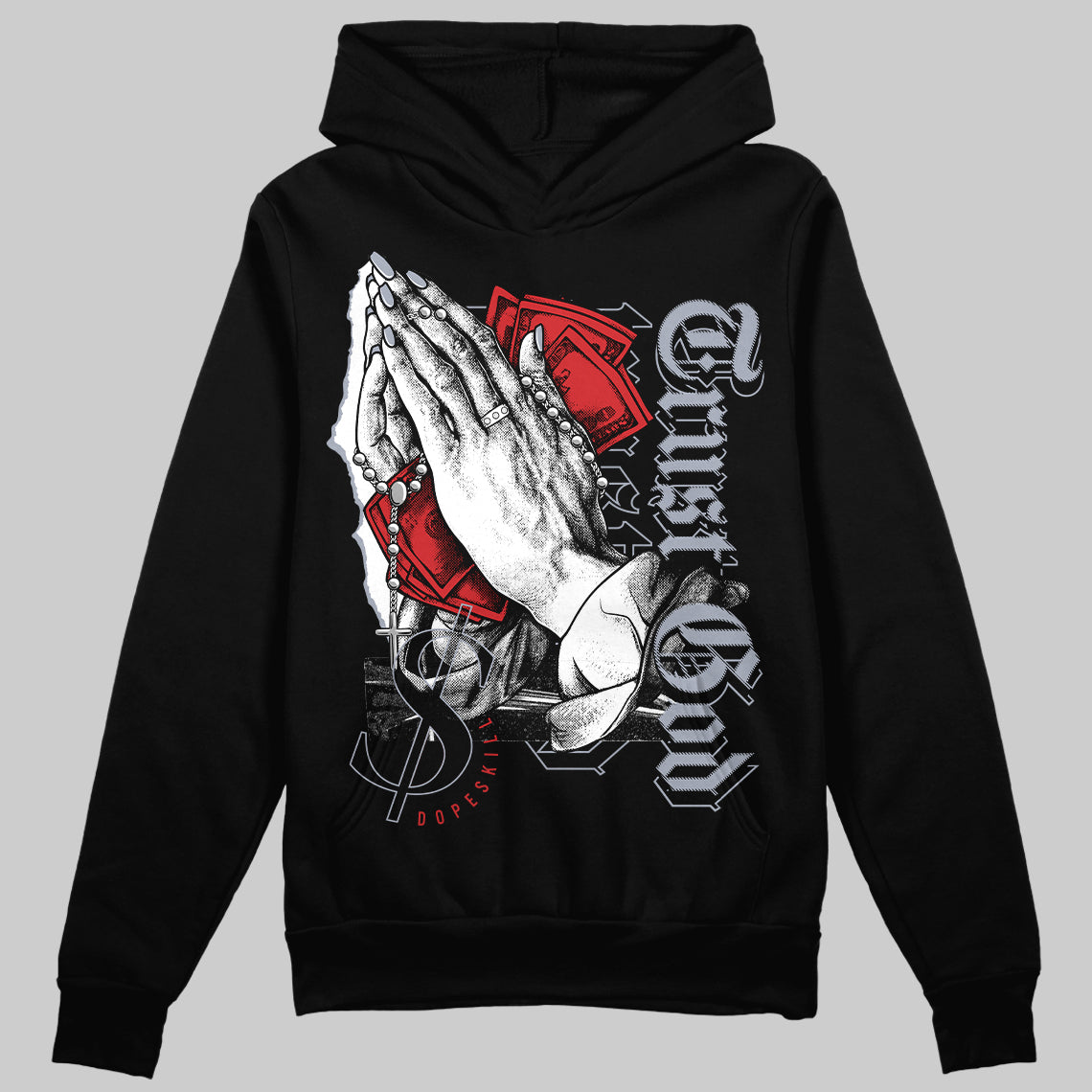 Bred Reimagined 4s superstreetwear Hoodie Sweatshirt Trust God Graphic