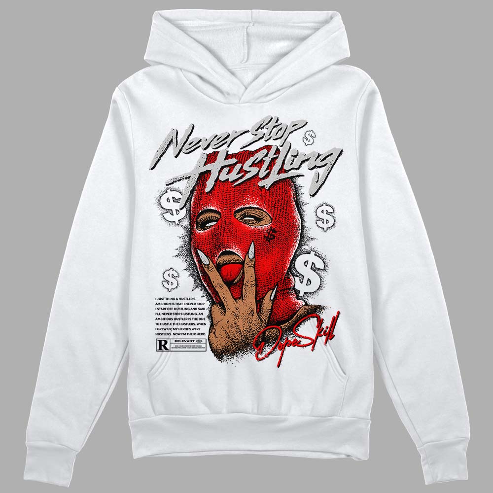 Cherry 12s superstreetwear Hoodie Sweatshirt Never Stop Hustling Graphic