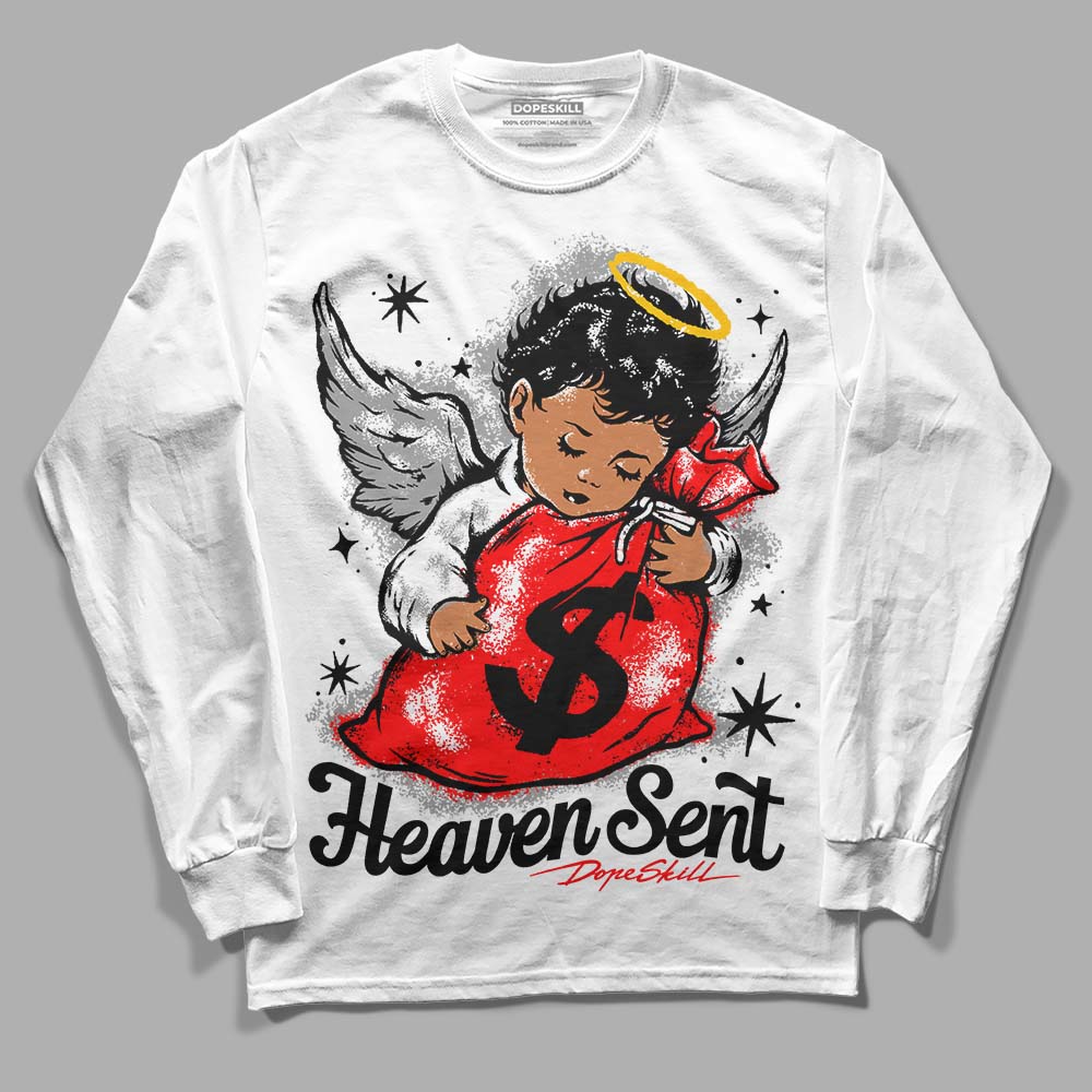 Black and White Collection superstreetwear Long Sleeve T-Shirt Heaven Sent Graphic
